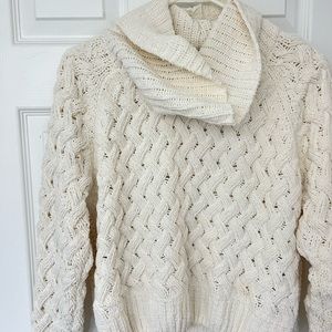 Cropped Knit Sweater
